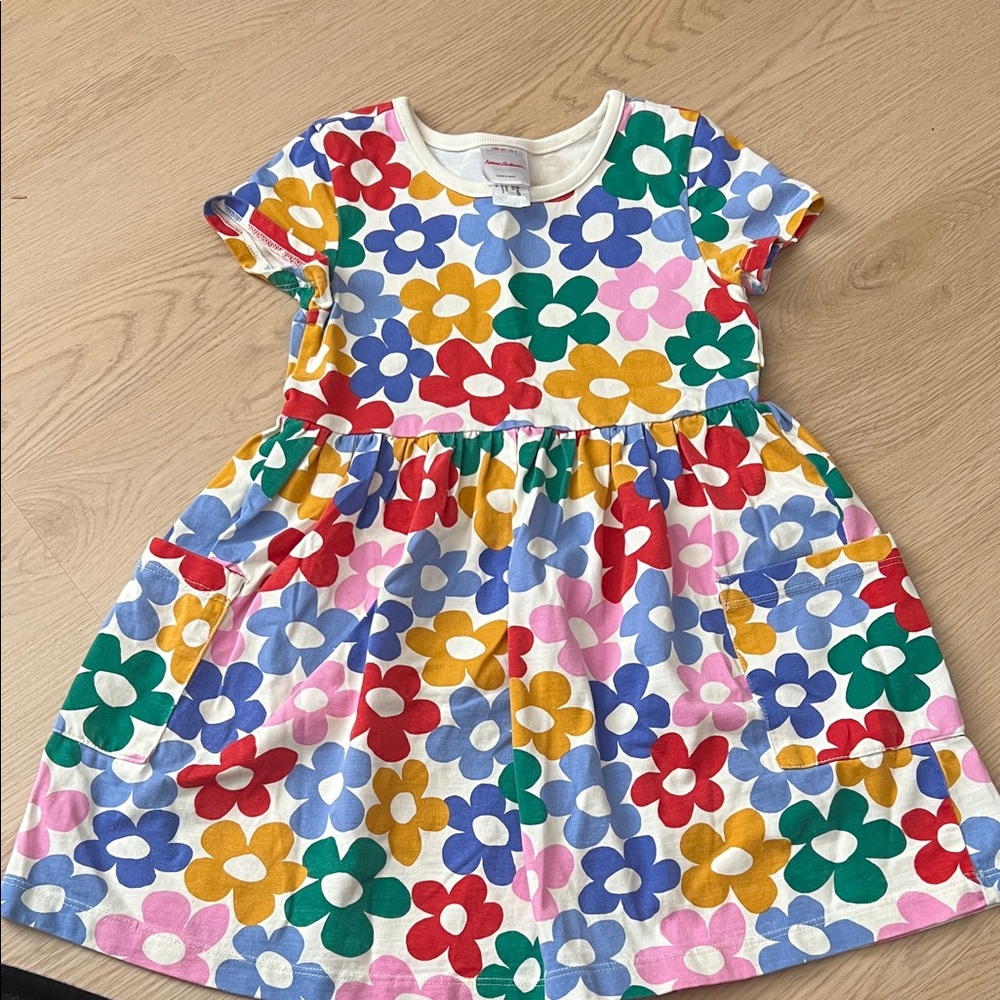 Hanna Andersson Colorful Floral Kids Dress